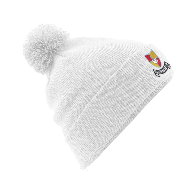 Original Pom Pom Beanie : White